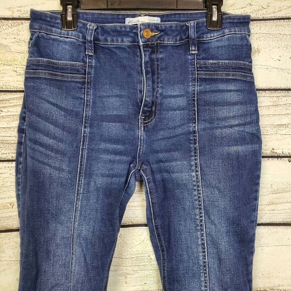 KanCan x Maurices High Rise Ankle Skinny Jeans Sz 31 Raw Hem Stretch - Picture 2 of 8